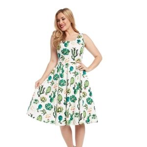 Retro Inspired - Succulent Swing Dress!